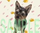 3ポーズ3枚あなたのペットの絵を描きます 動物 リクエスト背景入可能 ペット絵 うさぎ 犬 猫 小動物 イメージ2