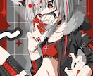 魅力的なキャラの一枚絵をご用意します 可愛いのもかっこいいのもお任せください！ イメージ2
