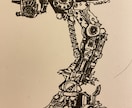 油性ペンでモノクロのイラストを作成します お気に入りの写真をイラストに変えます イメージ1