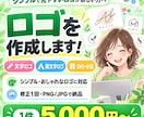 シンプルで見やすい文字ロゴを作成します SNSや個人活動に使える文字ロゴを丁寧に制作します！ イメージ1