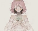 雰囲気のある綺麗で可愛いイラストお描きします SNSや動画に。一枚絵も承っております！ イメージ4