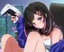 一枚絵・キャライラストを丁寧に制作します。ます 配信用・同人誌・グッズなど幅広く対応可能です イメージ1