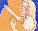 音楽ジャケットのイラストをします 女子を描くのが得意ポップカラー又はパステル風 イメージ4