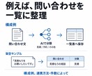 転記・整理・通知をつなぐAI自動化を開発します Dify・n8n等｜業務整理から設定・操作説明まで イメージ3
