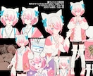 予算に優しい高品質Vtuber3Dモデル制作します 顔や細部の造形に自信あり・VRChatやゲームにも対応可能 イメージ5