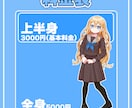 キャラクターデザインから立ち絵作成までします キャラデザに困った貴方!!全てお任せください！！ イメージ2
