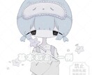 不思議かわいいイラスト描きます ちょっぴりダークで可愛いイラストを提供します ♥ˊ˗ イメージ2