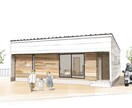 住宅のパースの絵を描きます 人物・車付きの家のパース描きます イメージ2