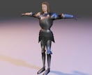 ローポリゴンの人物アバター作ります 動画素材、VR、SNSアバター、ゲーム、様々な用途に イメージ9