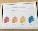 結婚式✨️ドレス色当てクイズの案内用紙を作成します 文字・色変更可能です！クラフト紙へ印刷し郵送します☆ イメージ1