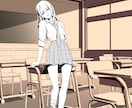 WEB小説の挿絵イラストを作成致します 物語の世界観を表現するモノクロ挿絵を描きます イメージ6