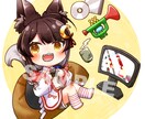 柔らかく可愛いSDイラストを制作します 可愛いSDイラストのグッズやアイコンが欲しい方へ イメージ2