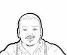 手描き感のある似顔絵やSNSアイコン描きます ペンで描いたようなすこしラフな画風の似顔絵です イメージ2