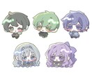 かわいいちみキャラのSNSアイコンを作成します ふわふわで可愛いミニキャライラストを丁寧に作成します！ イメージ1