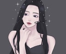 韓国風｜クールで綺麗めな女の子イラスト描きます 可愛いだけじゃ物足りない。クールなイラストを探している貴方へ イメージ9