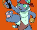 可愛い！かっこいい！ケモノキャラクター作成します ケモノや動物のキャラクターデザインをいたします！ イメージ8