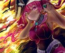 可愛い女性やアニメキャラなどお描きします アイコン、ヘッダーなどもお描きします イメージ3