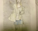 手描きの人物画を描きます 手描き感を出しつつリアルなタッチで似顔絵などを描きます。 イメージ6