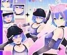 限定1名!15万で3DVtuberモデル制作します Vroid、VRChat対応！3Dモデリング化！写真一枚OK イメージ7