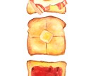 美味しそうな食べ物のイラスト描きます あったかみのある水彩画の食べ物のイラスト描きます イメージ6