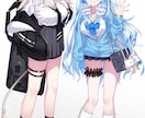 一枚絵、SNSアイコン、立ち絵等制作承ります 幅広くご要望にお応えいたします。 イメージ4