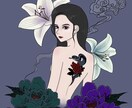 似顔絵イラスト、SNSアイコン等承ります キラキラした、柔らかい雰囲気を大切にしています イメージ4