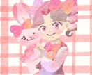 水彩風で描く♡アイコン／プレゼントにも利用できます “ふわかわ水彩イラスト”  あなただけの世界観を一枚に イメージ2