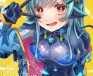 一枚絵のイラスト、立ち絵を承ります 可愛くてキラキラしたイラストを手掛けます！ イメージ8