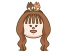 ゆるかわアイコン描きます 人物、動物、物、なんでもok!お気軽にご相談ください！ イメージ2