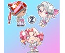 2種から選べるミニキャラ描きます テイスト2種、または両方からイラストを選べます！ イメージ5