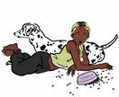 イラストレーターが全身似顔絵イラスト描きます ご自身のSNSアイコンやカップルイラストなどをお求めの方へ イメージ2
