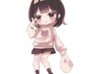 商用利用可＊可愛いミニキャライラスト制作します アイドルやライバーさん！アクスタや缶バッジ等グッズ制作！ イメージ5