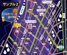 イラストを使った地図を作成いたします GoogleMAPを元に分かりやすい地図を作成いたします。 イメージ2