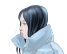 シンプルな横顔似顔絵お描きします お写真を元にお描きします。オープン記念¥5000→¥1500 イメージ2