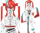 商用利用可◎お気に入り確定☆立ち絵イラスト描きます Vtuber、IRIAM、TRPGの立ち絵に！ イメージ2