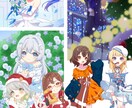 背景まで凝ったイラストを提供します アイコンや立ち絵、一枚絵など制作致します！ イメージ5
