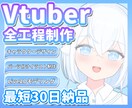 Vtuberモデル 一括制作いたします キャラデザなくてもOK‼️魅力的なモデルお作りいたします‼️ イメージ1
