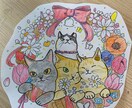 ほっこり似顔絵描きます 人物、猫、鳥、犬、ハムスターの似顔絵 イメージ5