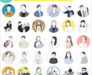 やや似せ、カラーアイコン作成いたします SNSアイコンをイラストにチェンジしてみませんか^^ イメージ10