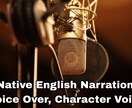 25年の経験！　英語ナレーション承ります アメリカ英語ネイティブによるナレーション・キャラクターボイス イメージ1