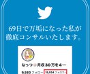 Twitterでフォロワー増やすコンサルをします 69日で万垢になった私がフォロワーの増やし方をお教えします イメージ2