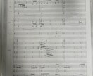 クラシック音楽や映画音楽・手書き編曲承ります ピアノ譜やオーケストラ、小編成アンサンブル対応 イメージ3
