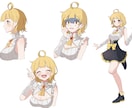 SNSアイコン・動画挿絵・キャライラスト描きます 配信・SNS・個人鑑賞に！キャラクターイラスト描きます イメージ2