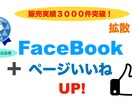 フェイスブックページに＋１００いいねまで増やします 早納⭐️Facebookページ＋１００いいね増えるまで拡大！ イメージ1