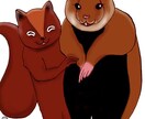 単純なデザインのアイコンを1個、作成いたします ちょいリアルタッチや、ゆるいものまで幅広く描きます イメージ1