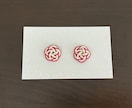 日常使いできる水引きピアス(イヤリング)販売します 冠婚葬祭からちょっとそこまでのお出かけも気分をアップ イメージ1