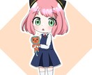 表情差分⭕️ゆるふわなデフォルメイラスト描きます キャラクターがいない方でもやり取りをして制作可能です！ イメージ7