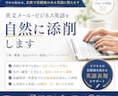 金融業界勤務者が英文メールを自然に添削します グローバル金融機関で3年以上の業務経験 TOEIC900↑ イメージ1