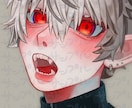 彩度高め・病みかわいい個性派SNSアイコン描きます 相談のみ可能！お気軽にDMにてご相談ください イメージ8