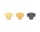 アイコン・シール・壁紙など！イラスト制作します 犬好き、動物好き、ゆるイラスト好きの方はぜひ！ イメージ6